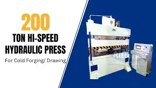200 Ton High Speed Hydraulic Press for Forging/Drawing | Ritters Automation