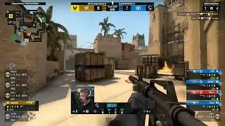 Qikert 3 quick M4A1-S kills on Mirage A defense