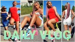DAILY VLOG | TAKING PICTURES, HAUL, NEW HAIR & MAKEUP TUTORIAL | VNVERONICA