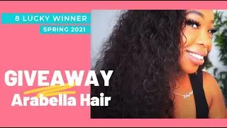 GIVEAWAY ANNOUNCEMENT:8 winners in Spring 2021@itsmoika |Arabella Hair Giveaway