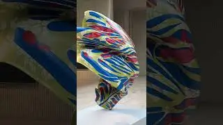 Abstract Bronze I, 2023 Yinka Shonibare  #art #sculpture #artmuseum #bronze #handpainted