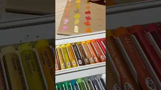 Oil pastel. Color palette #artist #art #oilpastel #colorpalette #asmr