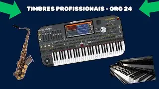 timbres profissionais de teclados Yamaha, Roland e Korg para Music Studio/ Org 24 - Henrique Teclas