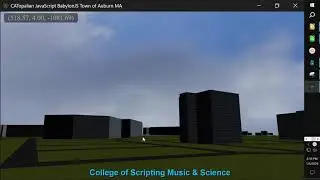 Moving Clouds in BabylonJS Town of Auburn MA 3D Simulator