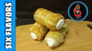Cream rolls |Bakery style cream rolls at home recipe by Six Flavors