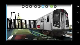 R160A D train depart 71st St