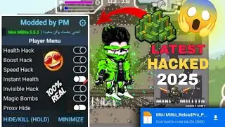 How to hack Mini Militia 2025 🔥😱 | Mini Militia ko kaise hack kre😍 | Latest Hack | Mini Militia Mods
