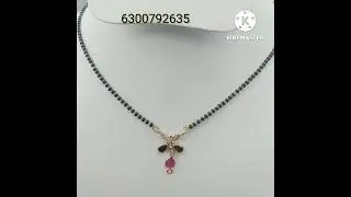 mangalsutra/ mangalsutra designs/ nalla pusala chain/ black beads chains