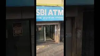 Security sleeping in ATM  #bangaloremetro #statebankofindia  So SBI ATMs  targetted for ATM robbery.