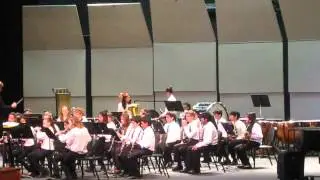 SJMS Music - CMEA- Intermediate Band - Fire Dance - 03-29-14