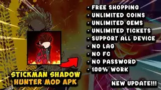 STICKMAN SHADOW HUNTER MOD APK [ БЕЗ PW ] || НОВОЕ ОБНОВЛЕНИЕ!!!