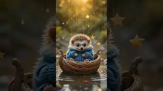 #RainyDayMagic #MiniatureAnimals #HedgehogDreams #AIArtShorts