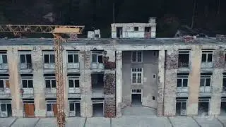 Opuszczone Sanatorium Dom Zdrojowy Żegiestów z Drona Dji Spark 2019