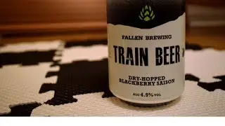 Tasting Train Beer On A Train