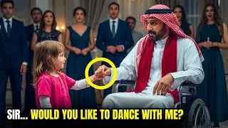 EVERYONE REJECTED THE ARAB MILLIONAIRE IN A WHEELCHAIR… UNTIL CLEANER’S BABY ASKED HIM TO DANCE