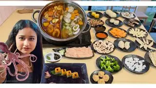 &ldquo;First Time Hotpot Experience in Kolkata 🍲🦑🐙 | Trying Squid & Octopus for the Very First Time!&rdquo;