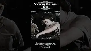 Women Manufacturing Military Equipment in 1942 #history #ww2