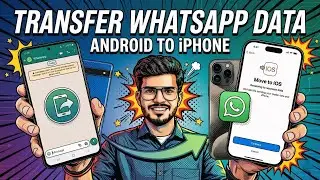 How to Transfer Your WhatsApp Data to Between Android and iPhone? (Including Android 🔁 Android)