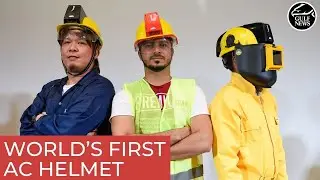 World&rsquo;s first AC helmet launched in Dubai