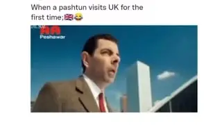 Pashtun after going to u.k   @MrBean @sharozpashtun @theworldofmrbean @cartoonnetwork
