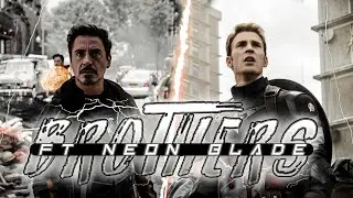 BROTHERS FT NEON BLADE IRONMAN VS CAP #ftedit #neonblade #marvelbrothers #trending #marvel #viral