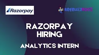 Razorpay Jobs | Role : Analytics Intern | Referral Room