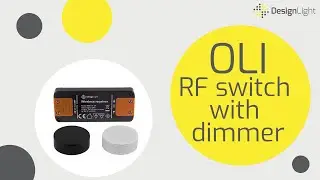OLI &ndash; RF switch with dimmer - www.DesignLight.eu