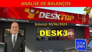 DESK3 - DESKTOP S/A. AN&Aacute;LISE DE BALAN&Ccedil;OS. PROF. SILAS DEGRAF
