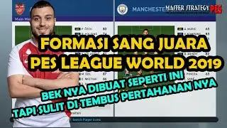 FORMASI MENYERANG SANG JUARA PES LEAGUE WORLD USMAKABYLE