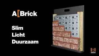 Nieuwe sorteringen van A-Brick! Gevelsysteem met steenstrips.