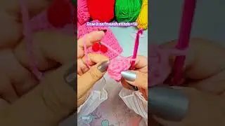 Make a Small 3D Cherry Bow Shape! Quick Scrap Yarn Project #crochet