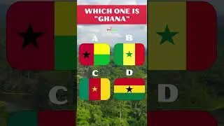 WHICH ONE IS GHANA?? FLAG QUIZ PT.5 #flag #quiz #challenge