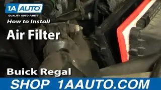 Как заменить воздушный фильтр 97-05 Buick Regal Century