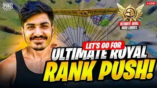 ULTIMATE ROYAL RANK PUSH   YO BRANDxLIVE | PUBG MOBILE LIVE
