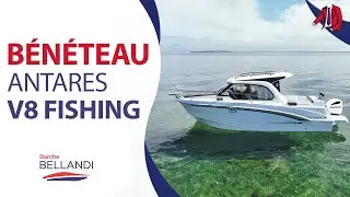 Recensione completa e test Beneteau Antares 8 V2 Fishing sul Lago di Garda con Barche Bellandi