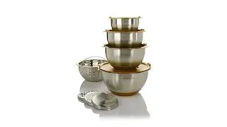 Wolfgang Puck Bistro Elite 12pc Mixing Bowl Set