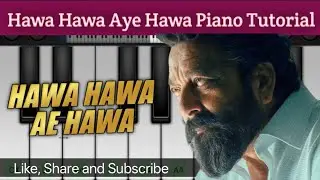 How to play HAWA HAWA (Dhurandhar) on Piano | Sanjay Dutt Mass Entry Theme