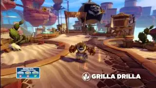 Skylanders SWAP Force - Grilla Drilla Gameplay