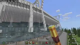 Minecraft football stadium tour