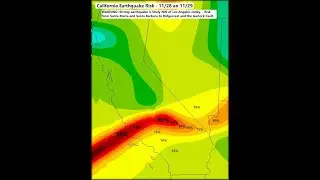NW Los Angeles earthquake   Garlock Fault   world earthquake forecast   11 27 11 28