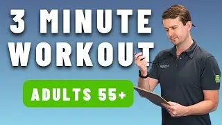 Exercise Anywhere: No Equipment 3-Minute Workout for Over 55s