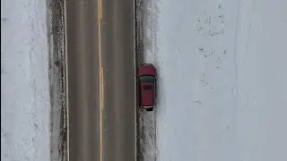 Peaceful Winter Car Camping (With Drone Footage)