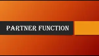 SAP MM -Vendor Master Partner Function | SAP S4 HANA| #SAPMM #saphana @sapbeginner2020