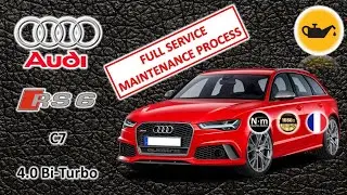 Audi RS6 Performance (C7) 4.0 Biturbo 605+ch CWUC - Entretien complet -🏎️🔥au-dessus, c'est l'soleil🔥