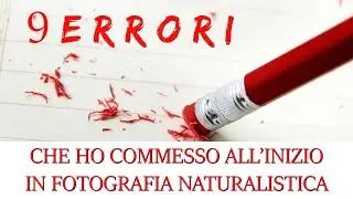 Wildlife Photography - 9 ERRORI DA NON FARE