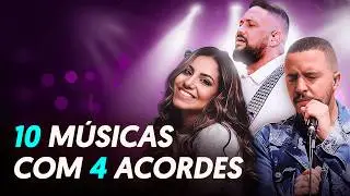 TOQUE 10 MÚSICAS COM SÓ 4 ACORDES | TECLADO GOSPEL