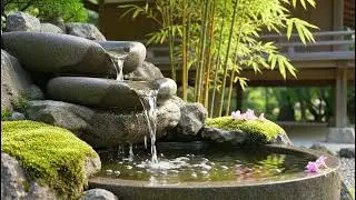 Japanese Zen Garden Bamboo Water 🌱 Calm Your Mind