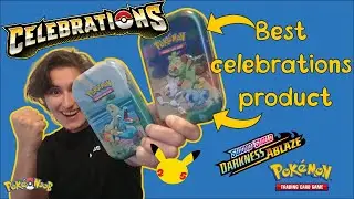 You should definitely buy POKEMON celebrations tins **POKEMON CARDS**