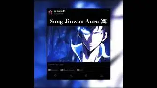 [Sung Jinwoo True Power ☠️]  #sololeveling #jinwoo #anime #aura