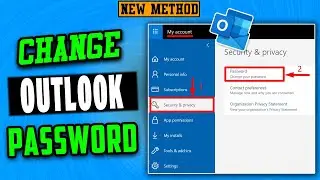 How to change outlook password (Easy & First)